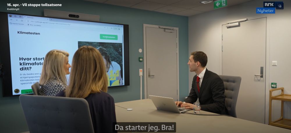 The Lifestyle Test features on Norwegian evening news