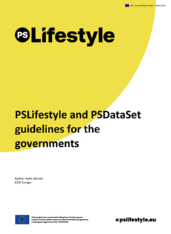 PSLifestyle and PSDataSet guidelines for the governments