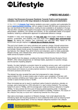 PSLifestyle - Press Release on EU version of PSLifestyle app
