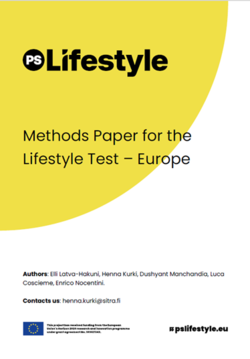 Methods Paper for the Lifestyle Test – Europe