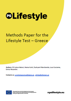 Methods Paper for the Lifestyle Test – Greece