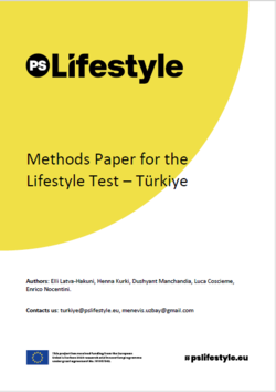 Methods Paper for the Lifestyle Test – Türkiye