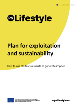 Plan for exploitation and sustainability V3: How to use PSLifestyle results to generate impact