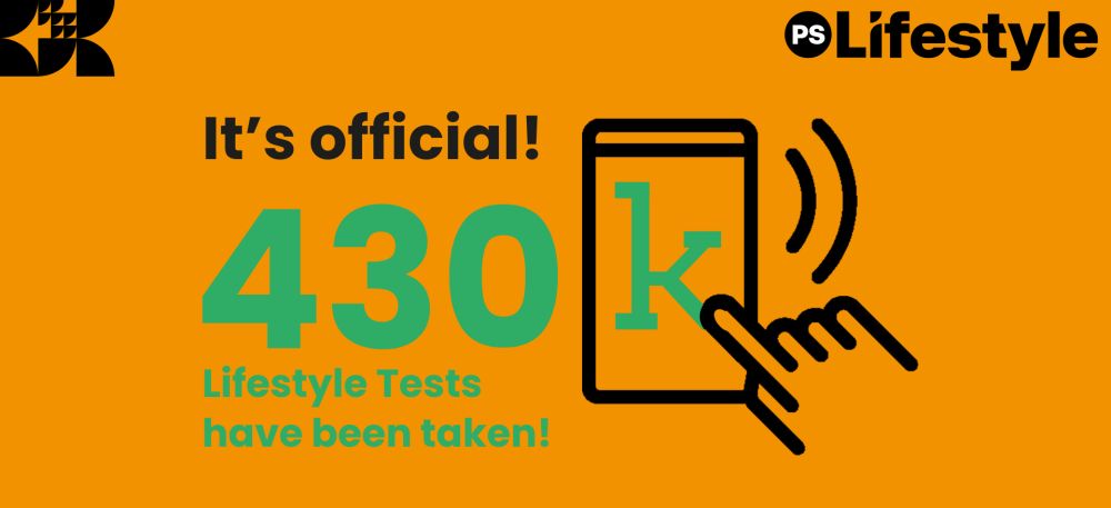 PSLifestyle achieves milestone: 430,000 Lifestyle Tests completed