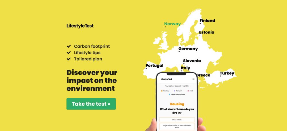 Norway joins the Lifestyle Test initiative with launch of Klimatesten.no